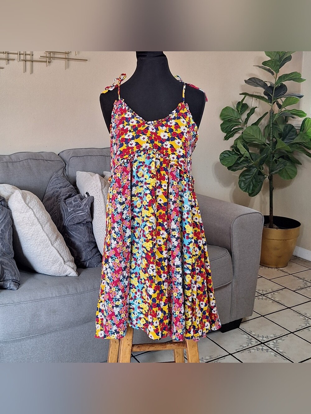 Patrons of Peace Malibu Mix Ditsy Floral Dress